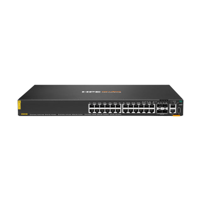 JL725B HPE Aruba Networking CX 6200F 24G Class4 PoE 4SFP+ 370W Switch