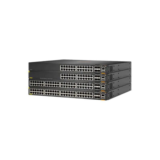 JL665A - Aruba 6300F Series 48-port 1GbE Class4 PoE and 4-port SFP56 Switch