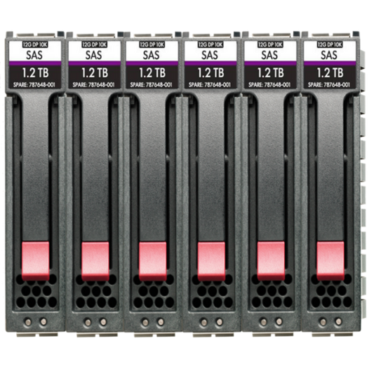 R0Q69A HPE MSA 48TB SAS 12G Midline 7.2K LFF (3.5in) M2 1yr Wty 6?pack HDD Bundle