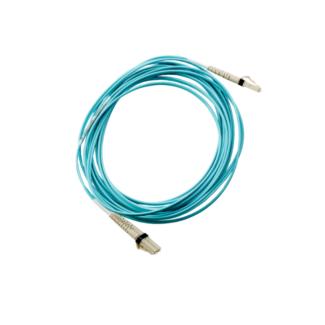 AJ837A HPE LC to LC Multi?mode OM3 2?Fiber 15.0m 1?Pack Fiber Optic Cable