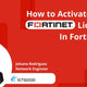 How to Renew Your Fortinet License