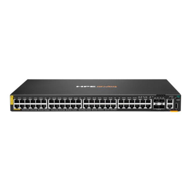 JL727B HPE Aruba Networking CX 6200F 48G Class4 PoE 4SFP+ 370W Switch