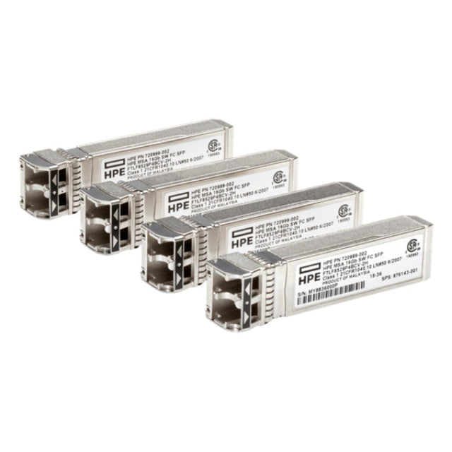 C8R24B HPE MSA 16Gb Short Wave Fibre Channel SFP+ 4-pack Transceiver