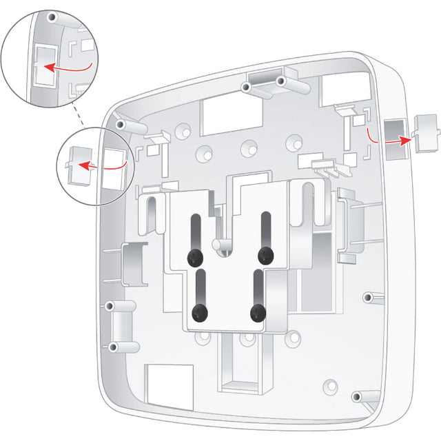 JY706A - HPE Aruba AP-220-MNT-W3 Wireless Access Point Wall Mount