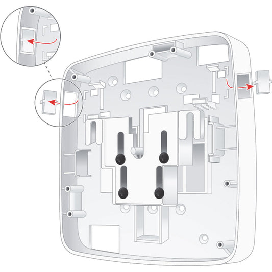 JY706A - HPE Aruba AP-220-MNT-W3 Wireless Access Point Wall Mount