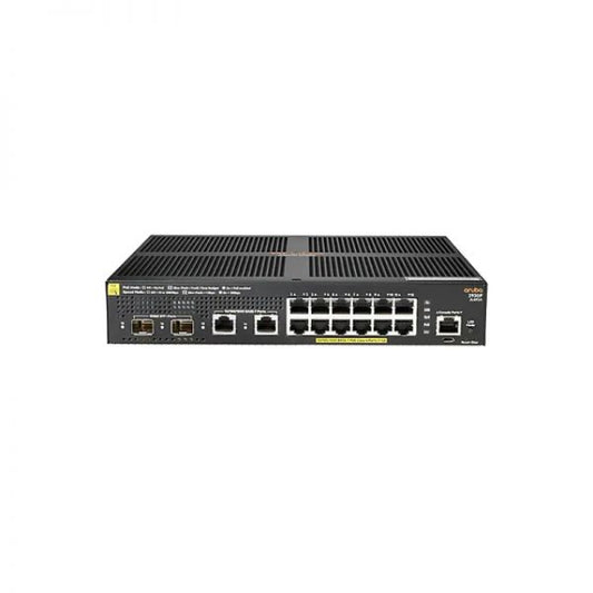 JL693A - HPE Aruba 2930F 12G PoE+ 2G/2SFP+ Switch